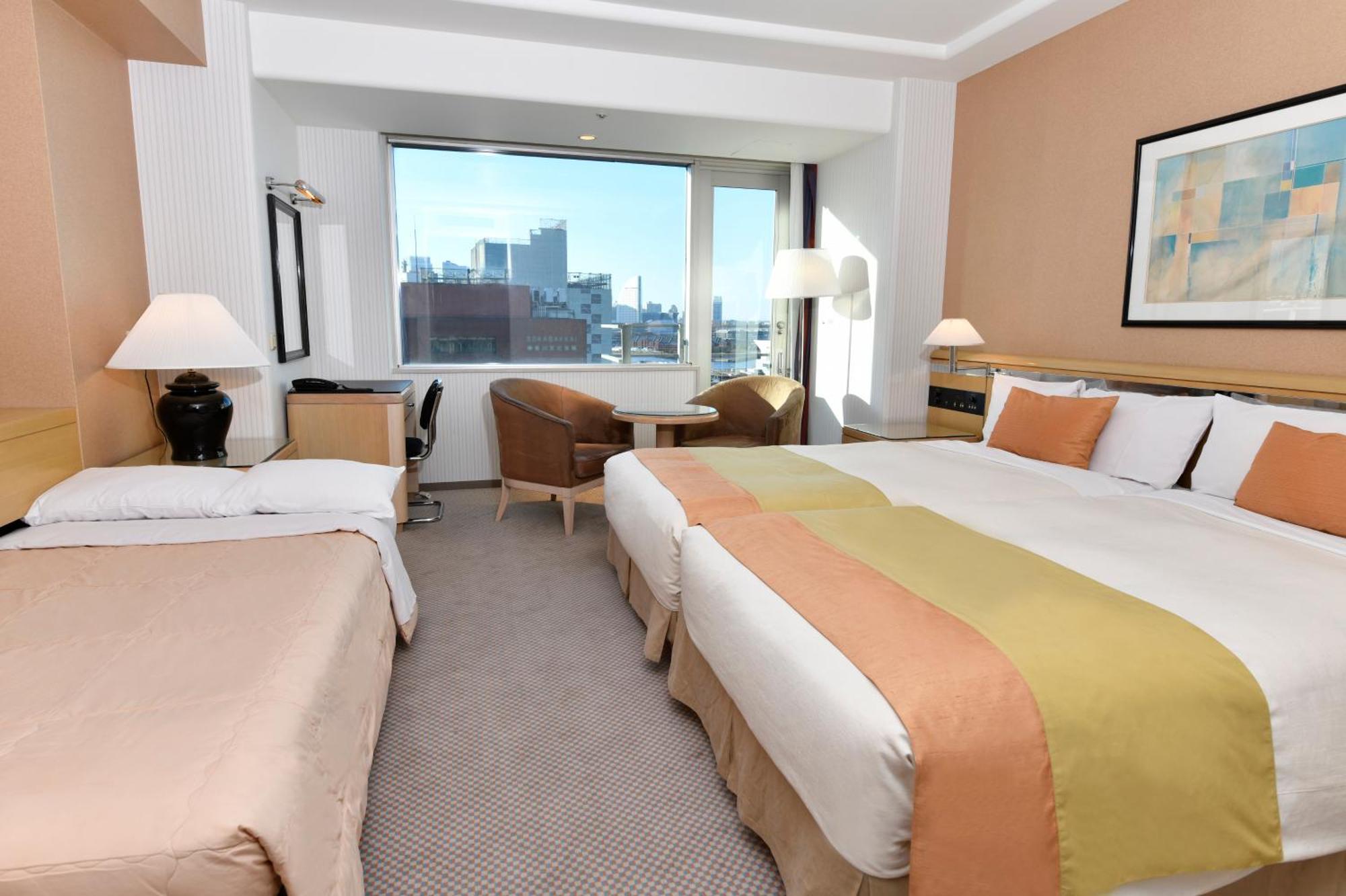 Hotel New Grand Jokohama Zewnętrze zdjęcie A room at the hotel